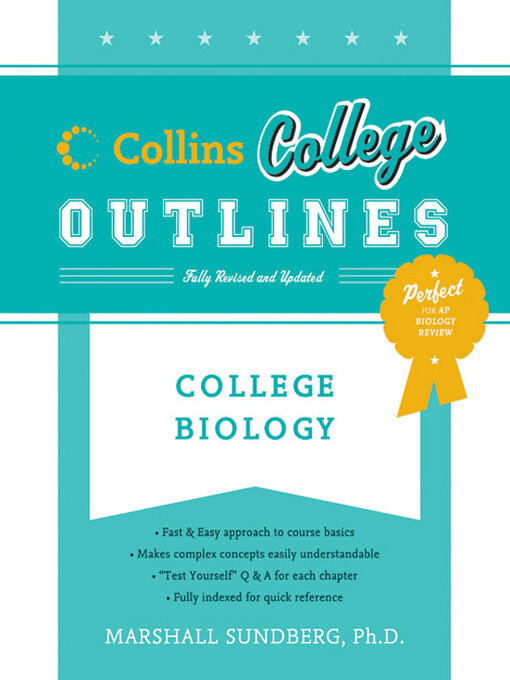 Title details for College Biology by Marshall Sundberg - Available